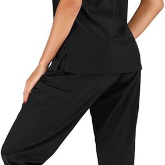 Size L Minty Mint Jogger Style Scrub Set - Picture 2 of 2